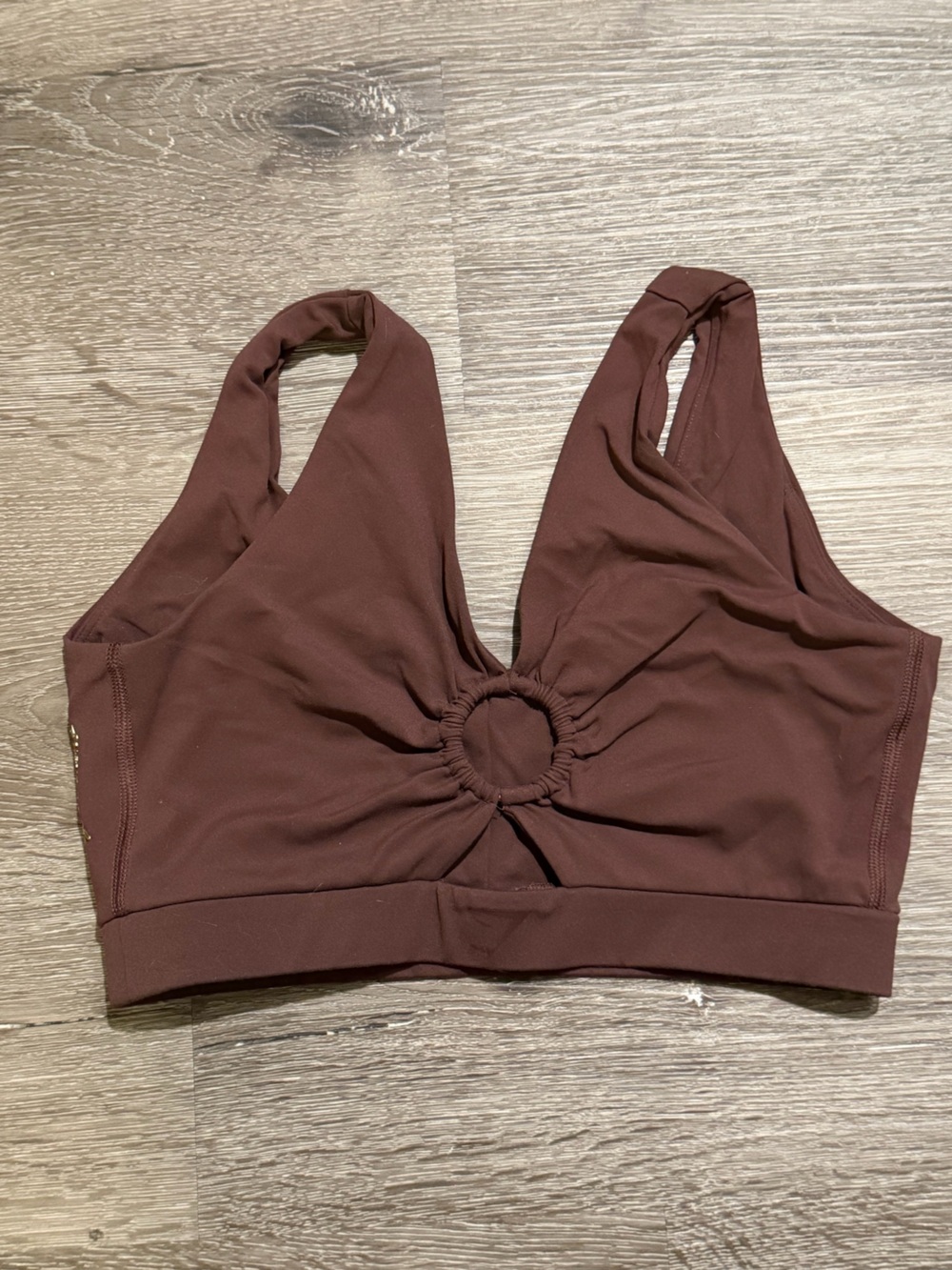 Gymshark X Whitney Simmons Brown Ring Sports Bra